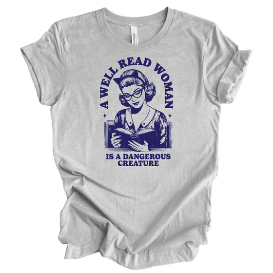 A well read woman | Adult T-Shirt