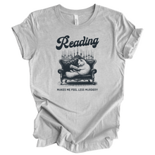  Reading makes me feel less murdery | Adult T-Shirt