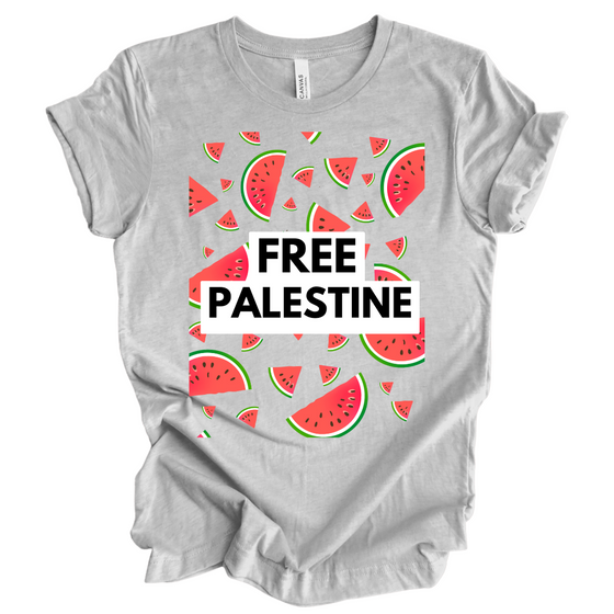 Free Palestine Watermelon | Adult T-Shirt