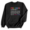 Pro-Choice | Adult Sweatshirt