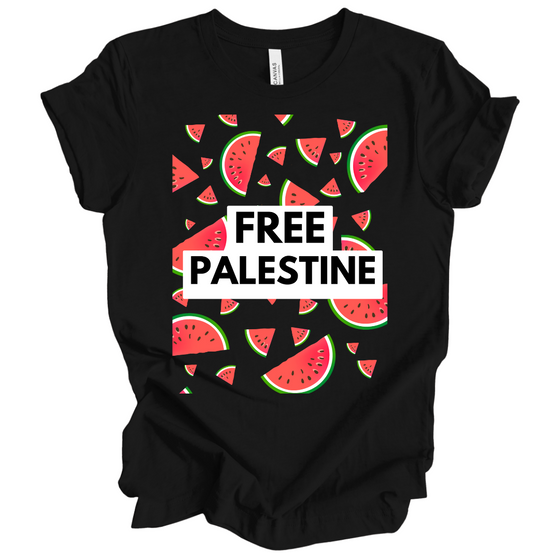 Free Palestine Watermelon | Adult T-Shirt