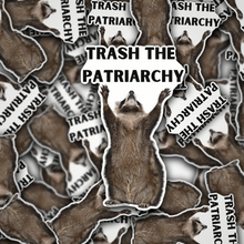  Trash the Patriarchy | Die Cut Sticker