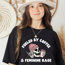  Fueled by coffee and feminine Rage © | Adult T-Shirt