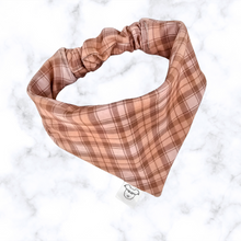  Pumpkin Plaid | Dog Bandana