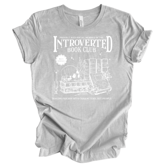 Introverted book Club | Adult T-Shirt