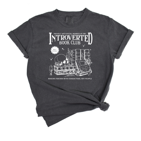 Introverted book Club | Adult T-Shirt