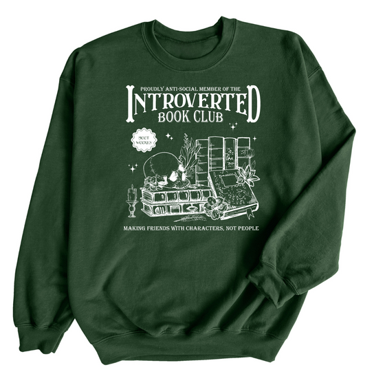 Introverted Book Club | Adult Sweatshirt