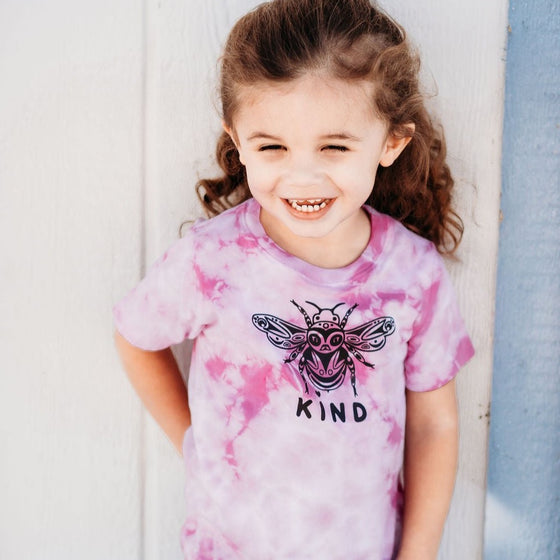 Bee Kind Hand Dyed | Kids T-Shirt - S & K Collective