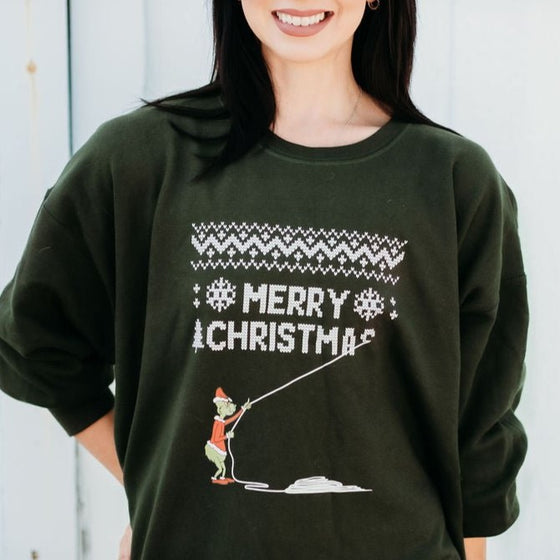 Merry Grinch Christmas | Adult Sweatshirt