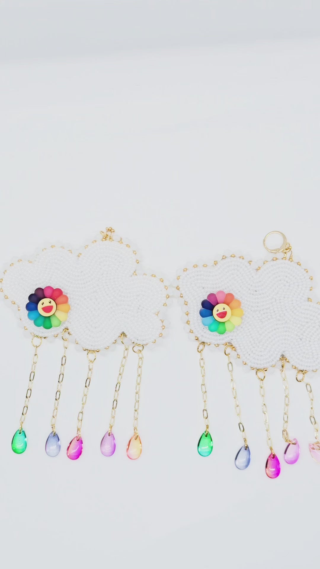 Pride clouds | Beaded Earrings