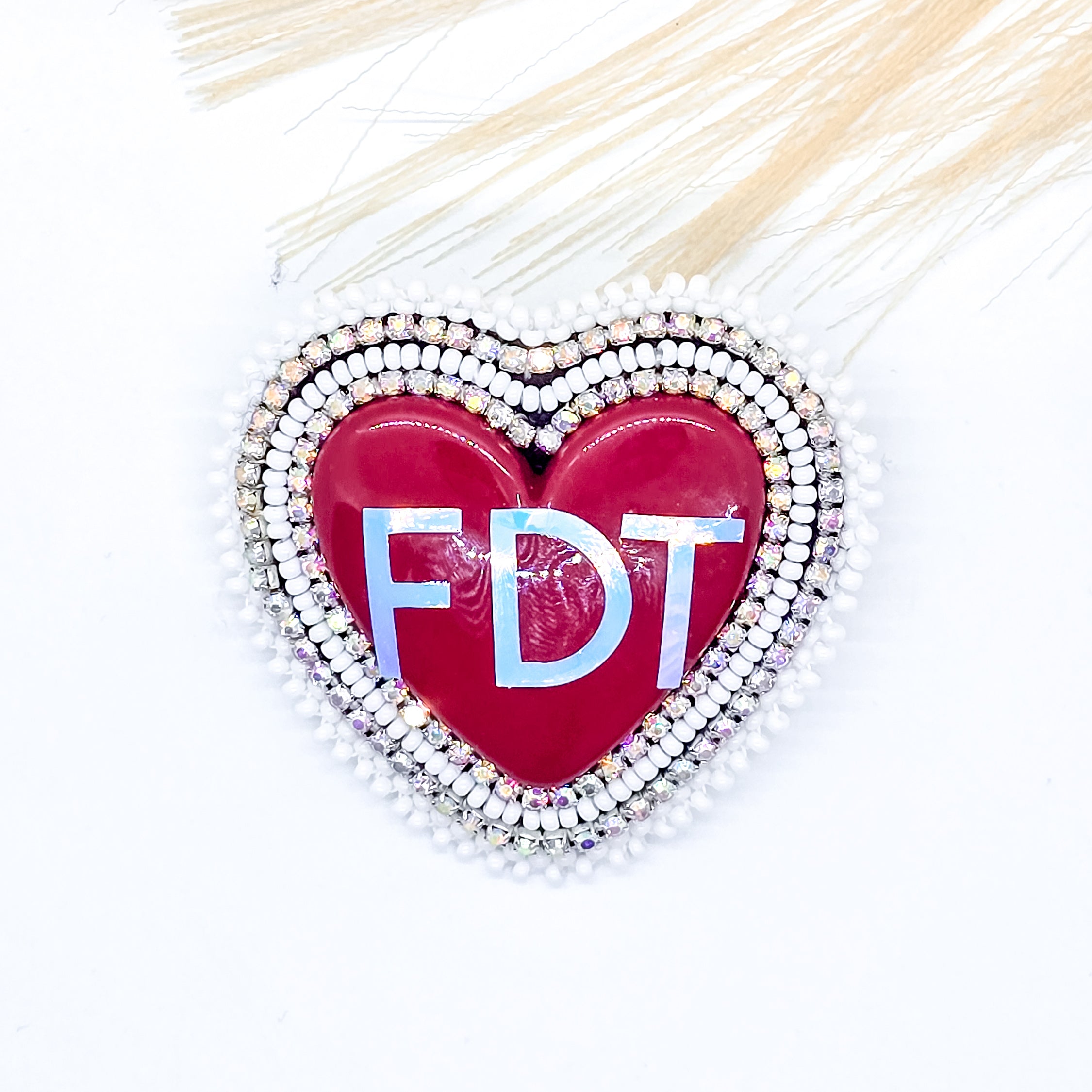 Red Subtle Anti Trump Pin – S & K Collective