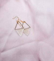  Triangle Dangles Iridescent AB