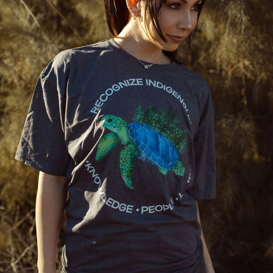 Recognize Indigenous Knowledge, Land, People © | Adult T-Shirt