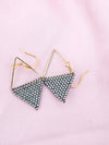 Triangle Dangles metallic grey