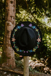 Indigenous Floral felt hat