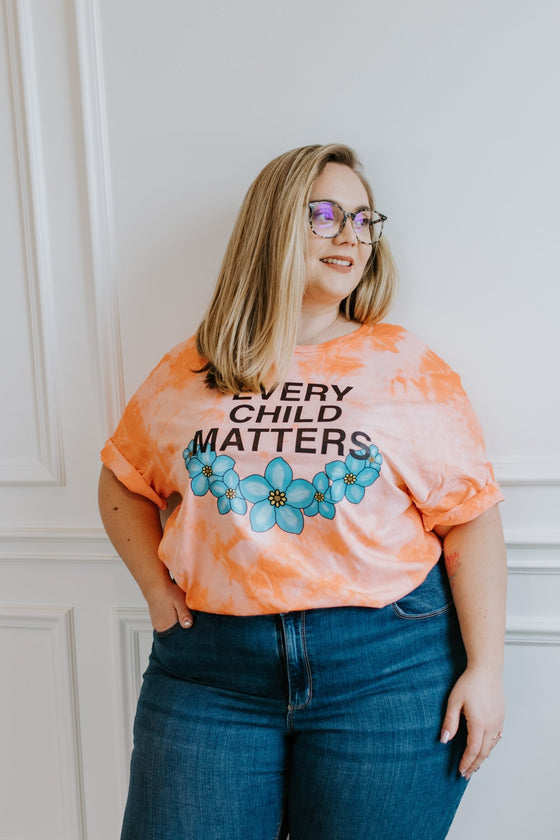 2023 Every Child Matters Hand Dyed Orange | Adult T-Shirt - S & K Collective