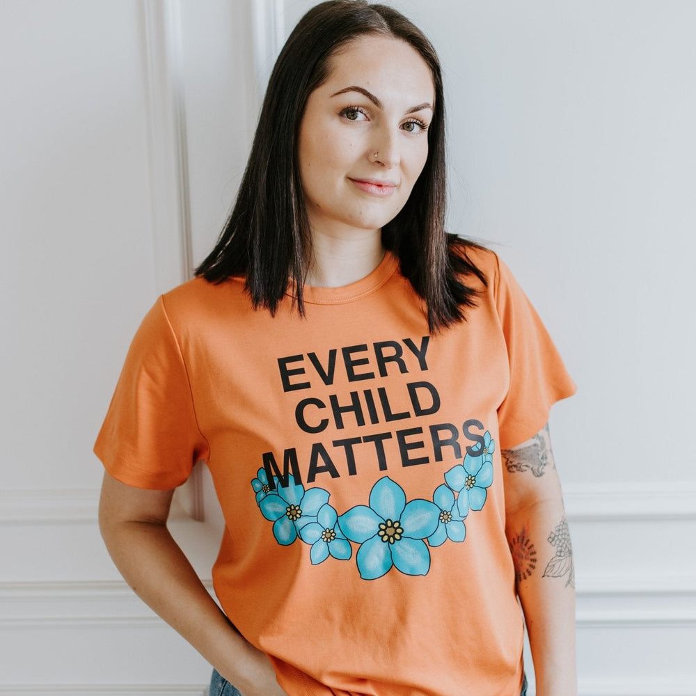 
                  
                    2023 Every Child Mattters Bamboo/Cotton | Kindred Studio Adult T-Shirt - S & K Collective
                  
                