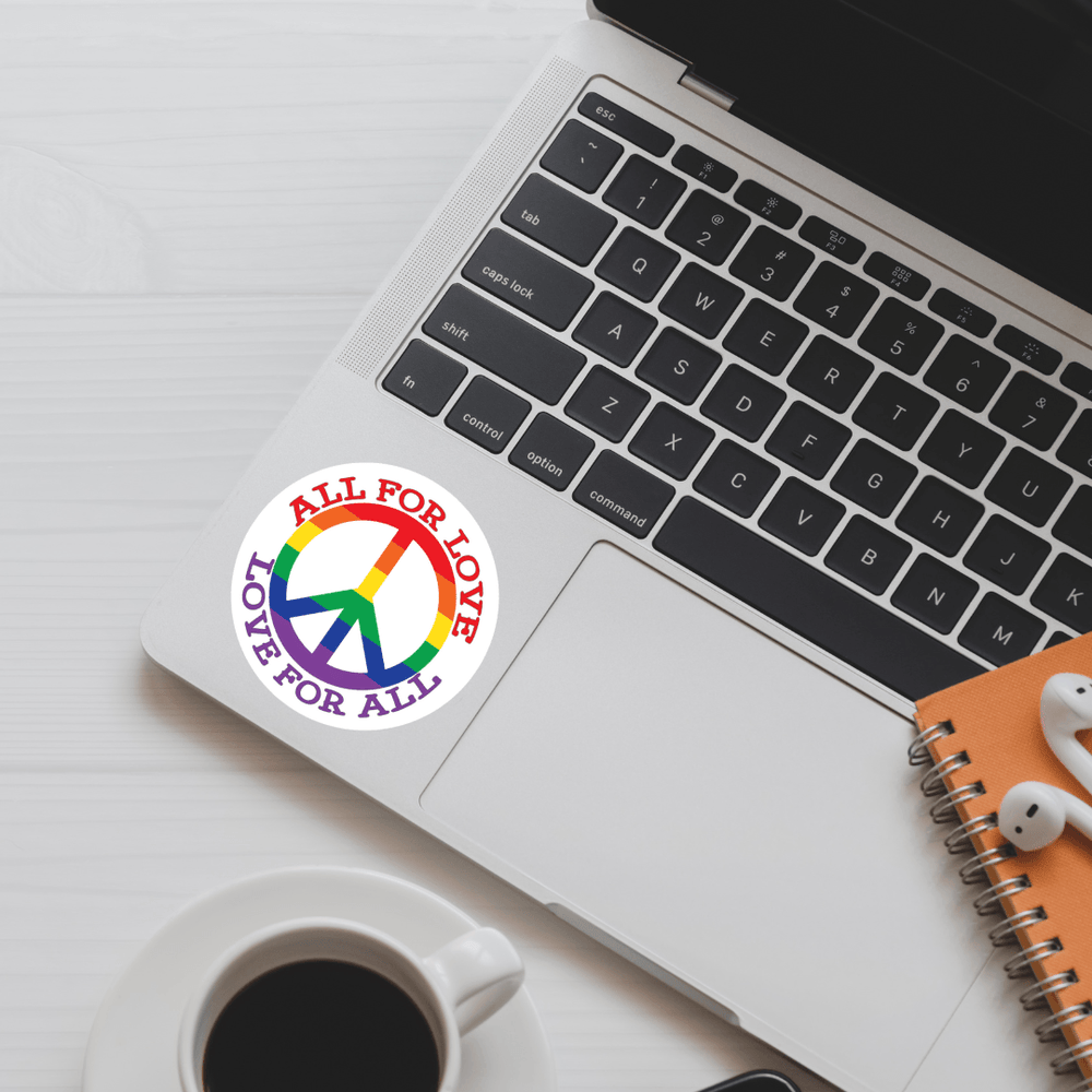 
                  
                    All for Love and Love for All | Die Cut Sticker - S & K Collective
                  
                