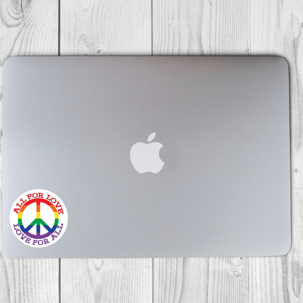 
                  
                    All for Love and Love for All | Die Cut Sticker - S & K Collective
                  
                