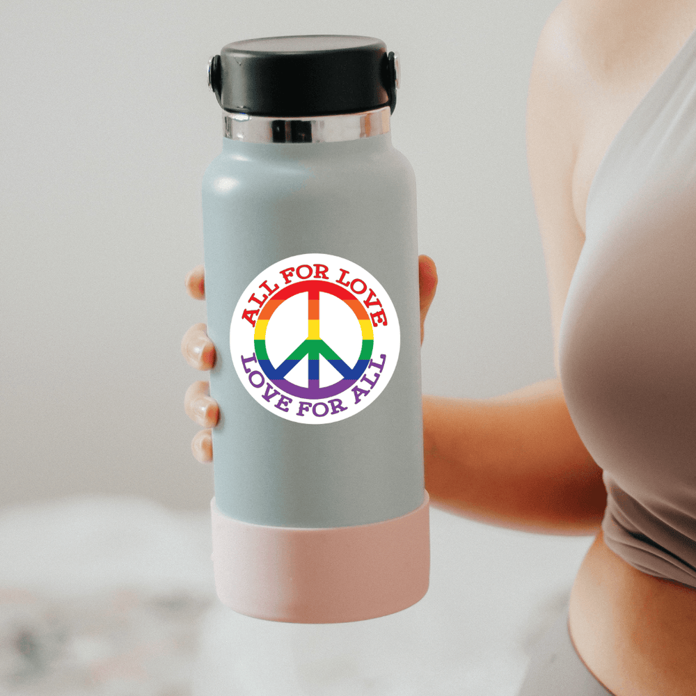 
                  
                    All for Love and Love for All | Die Cut Sticker - S & K Collective
                  
                