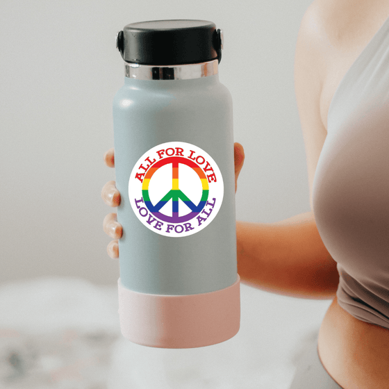All for Love and Love for All | Die Cut Sticker - S & K Collective