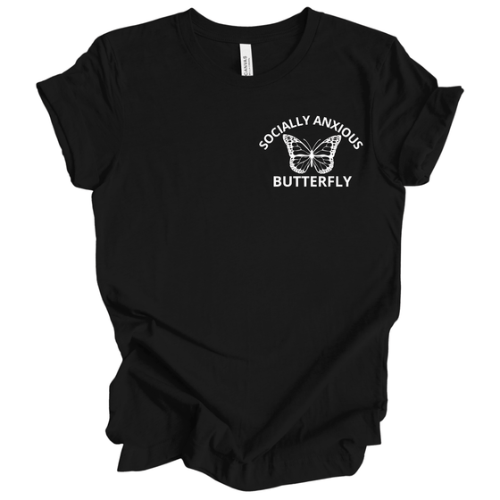 Anti-Social Butterfly | Adult T-Shirt - S & K Collective
