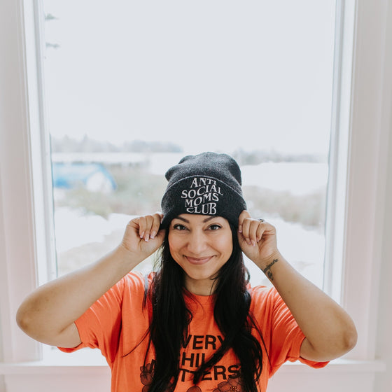 Anti Social Moms Club | Embroidered Beanie/Toque - S & K Collective
