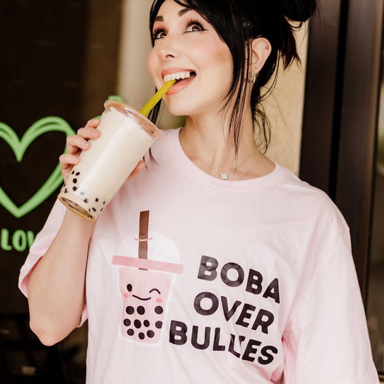 Boba Over Bullies | Adult T-Shirt - S & K Collective