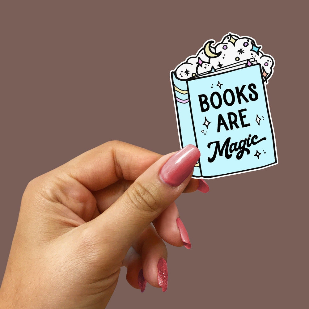 
                  
                    Books are Magic | Die Cut Sticker - S & K Collective
                  
                