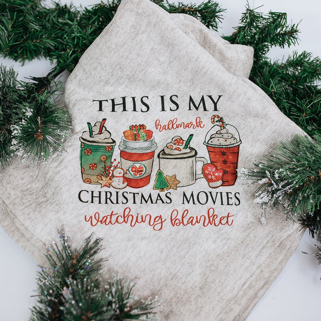 Christmas Movie Watching Sweater Blanket - S & K Collective