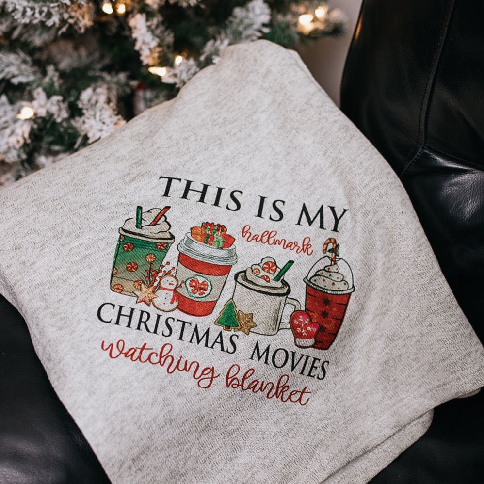 Christmas Movie Watching Sweater Blanket - S & K Collective