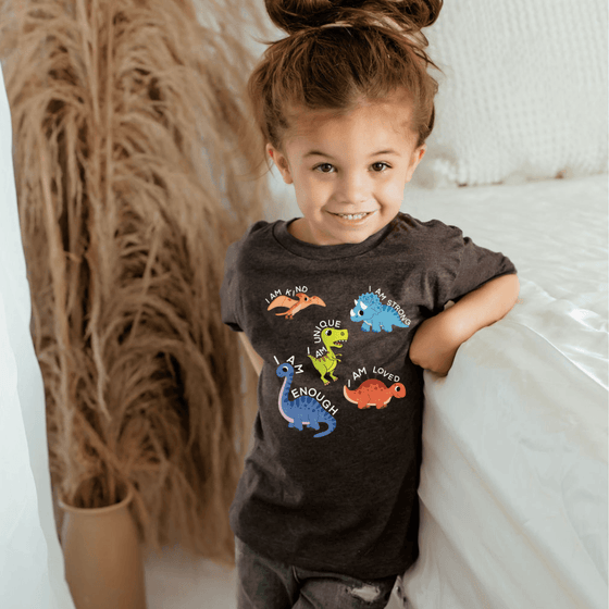 Dino Affirmations | Kids T-Shirt - S & K Collective