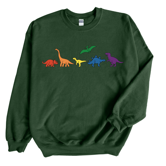 Dino Pride | Adult Sweatshirt - S & K Collective