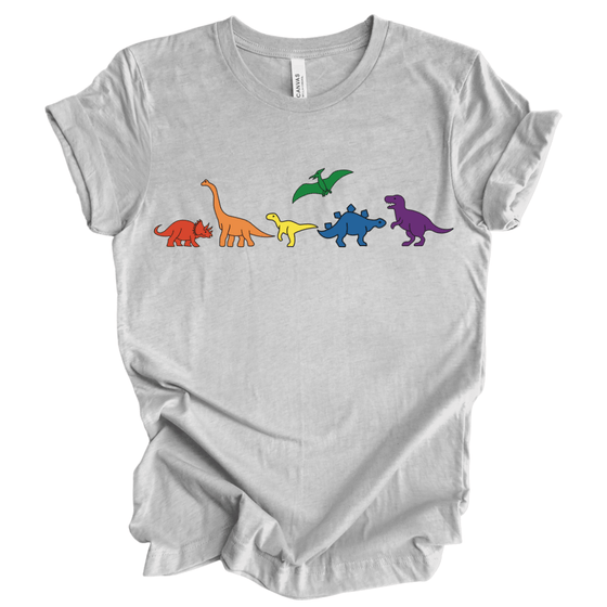 Dino Pride | Adult T-Shirt - S & K Collective