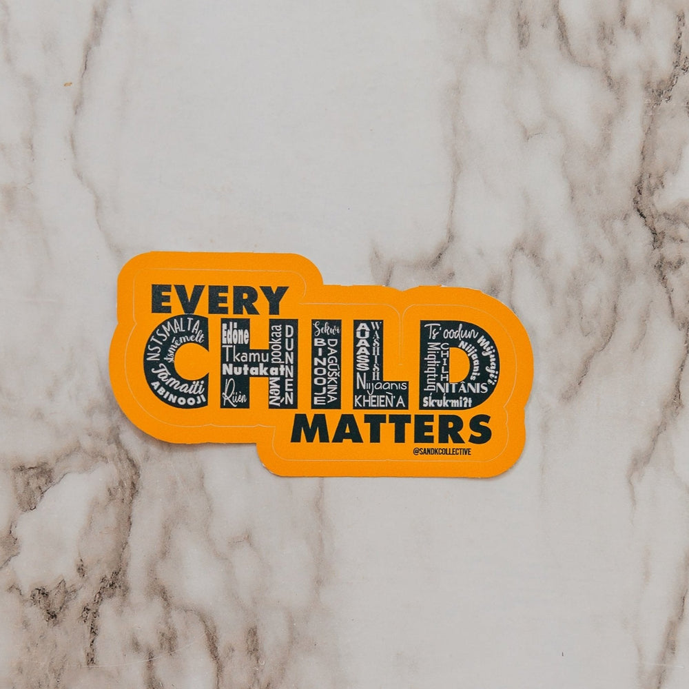 
                  
                    Every Child Matters Sticker - S & K Collective
                  
                