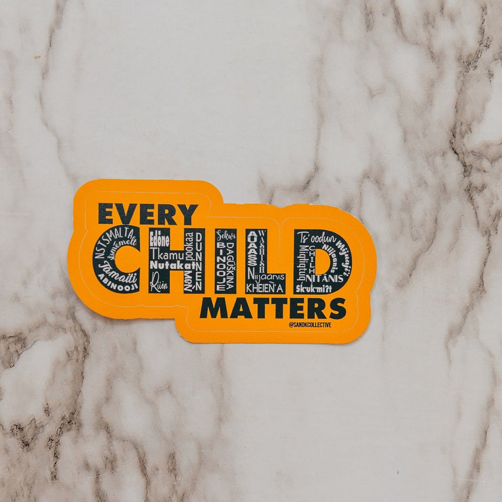 
                  
                    Every Child Matters Sticker - S & K Collective
                  
                