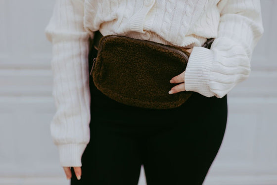 Faux Sherpa Cross Body Bag - S & K Collective