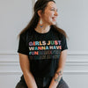 Girls Just Wanna Have Fundamental Human Rights | Adult T-Shirt - S & K Collective
