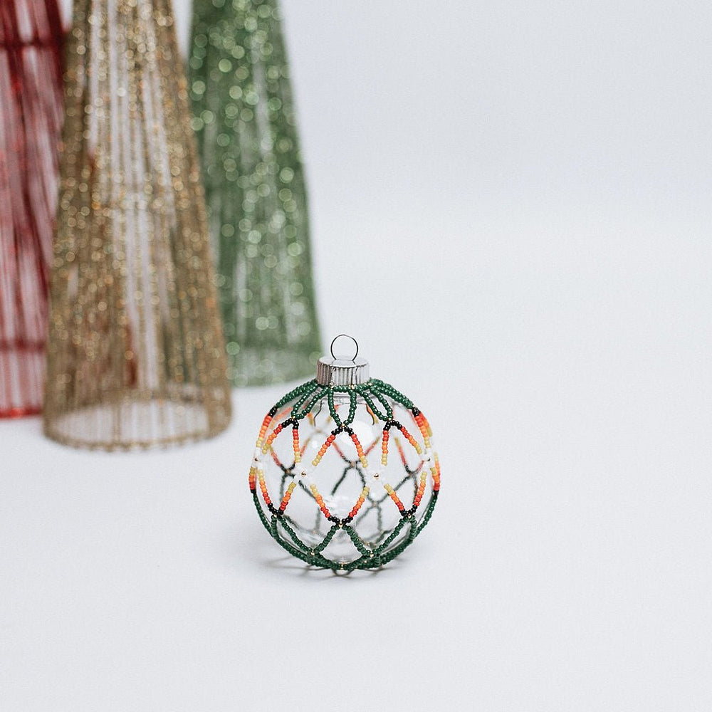 
                  
                    Hand Beaded Ornament - S & K Collective
                  
                