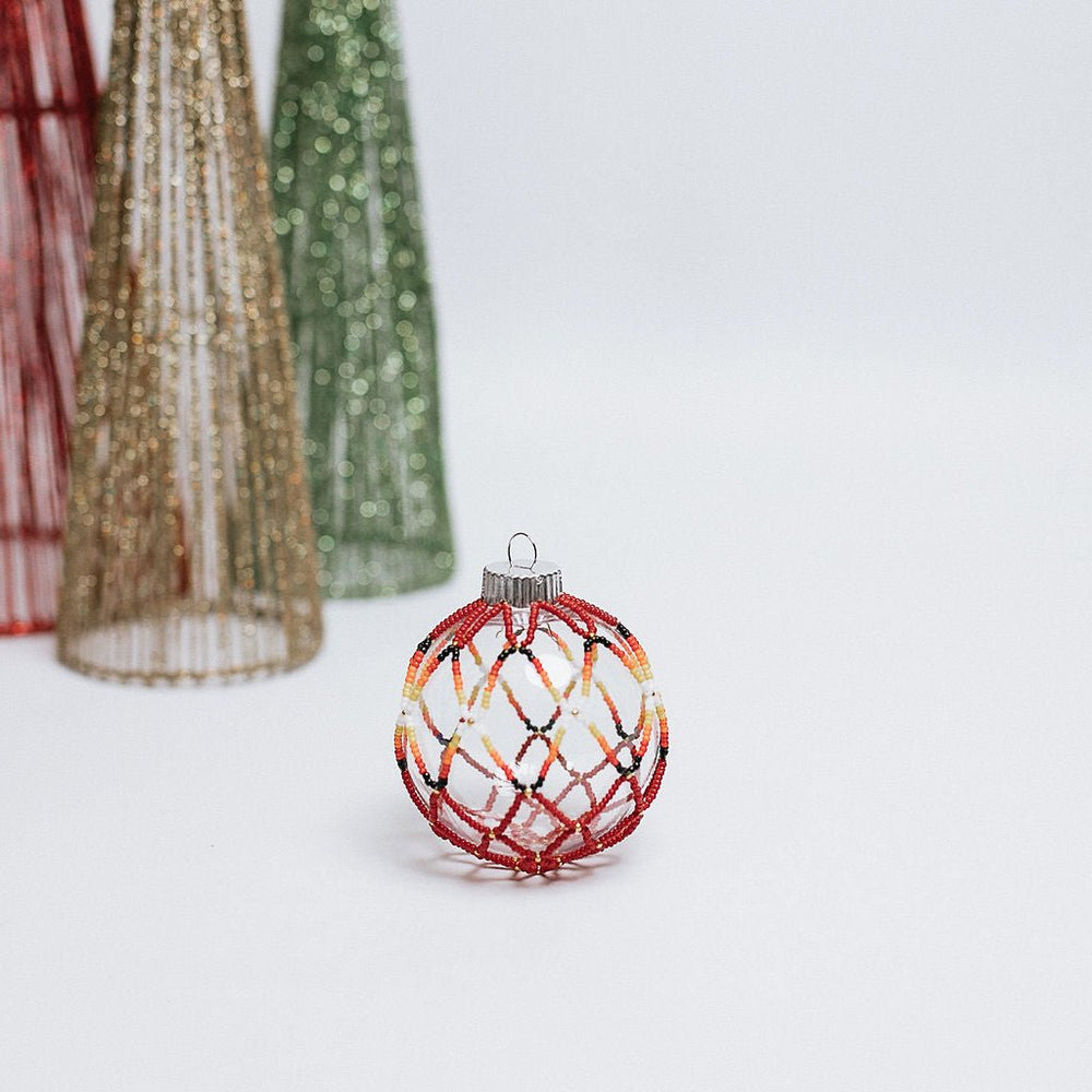 
                  
                    Hand Beaded Ornament - S & K Collective
                  
                