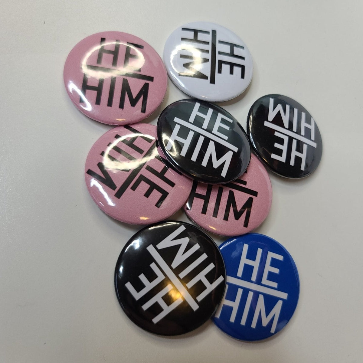 Hime Pin He/Him Pin - S & K Collective