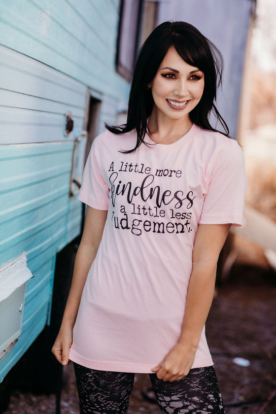 Less Judgment More Kindness | Adult T-Shirt - S & K Collective