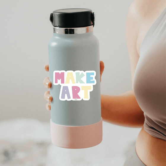 Make Art | Die Cut Sticker - S & K Collective