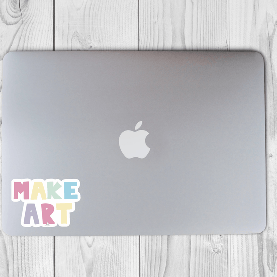 Make Art | Die Cut Sticker - S & K Collective