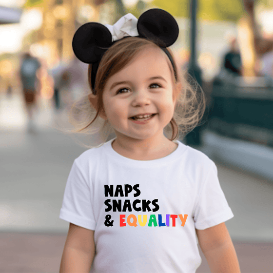 Naps Snacks Equality | Kids T-Shirt - S & K Collective