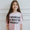 On Wednesdays we Smash the Patriarchy | Kids T-Shirt - S & K Collective