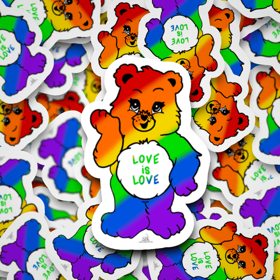 Pride Bear | Die-Cut Sticker - S & K Collective
