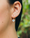 Silver French Drop Earrings