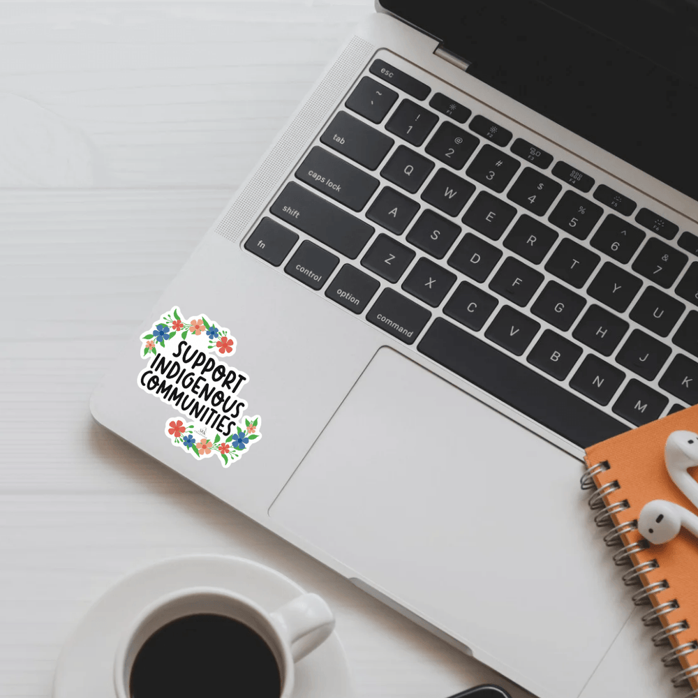 
                  
                    Support Indigenous Communities | Die Cut Sticker - S & K Collective
                  
                