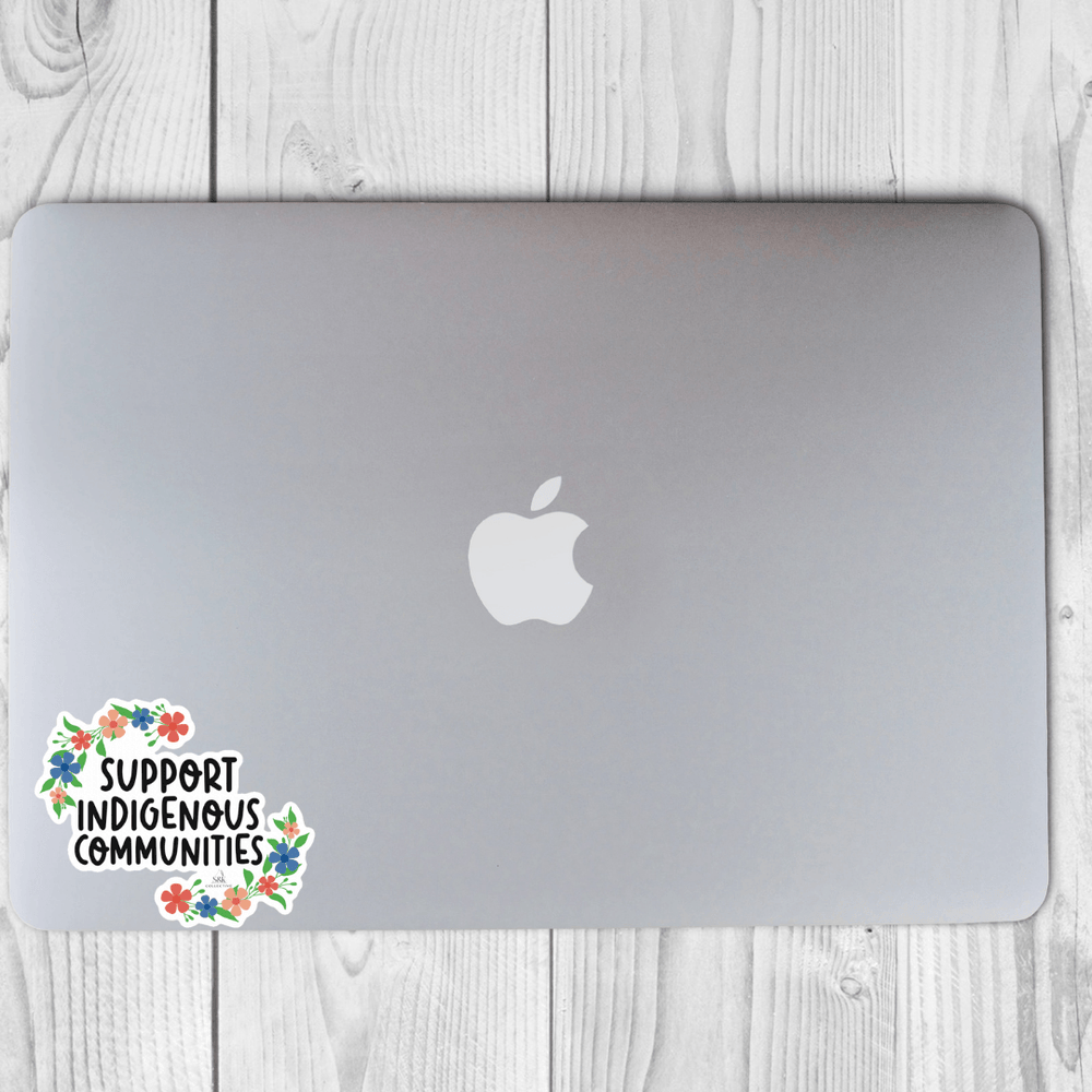 
                  
                    Support Indigenous Communities | Die Cut Sticker - S & K Collective
                  
                